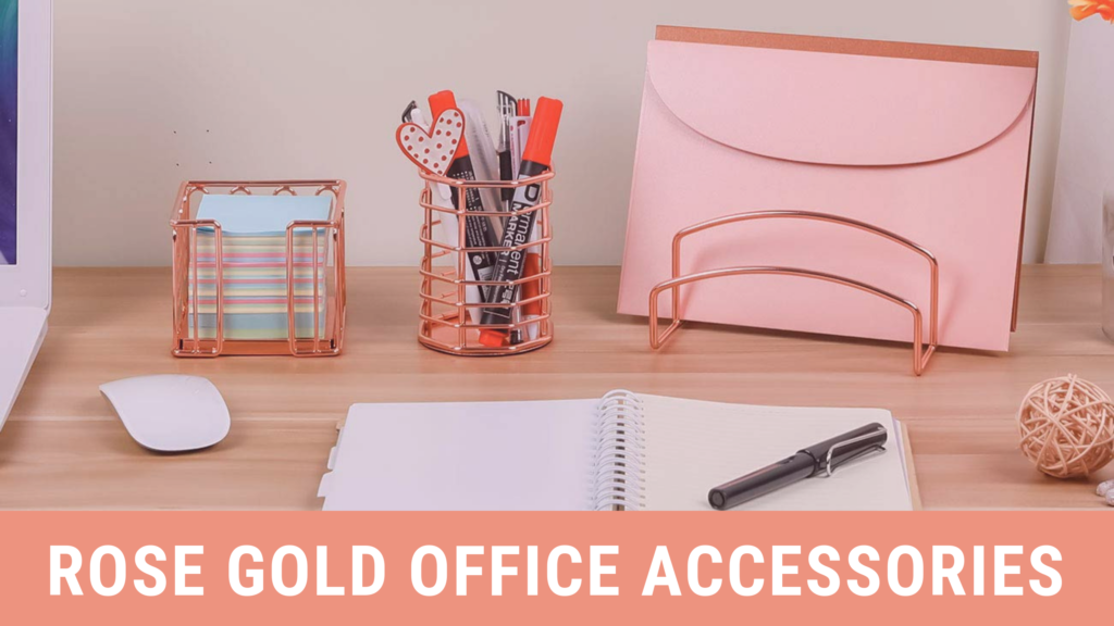 gold office accessories