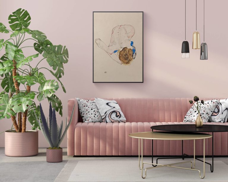 Beautiful Rose Gold Living Room You Can Picture Yourself Living In ...