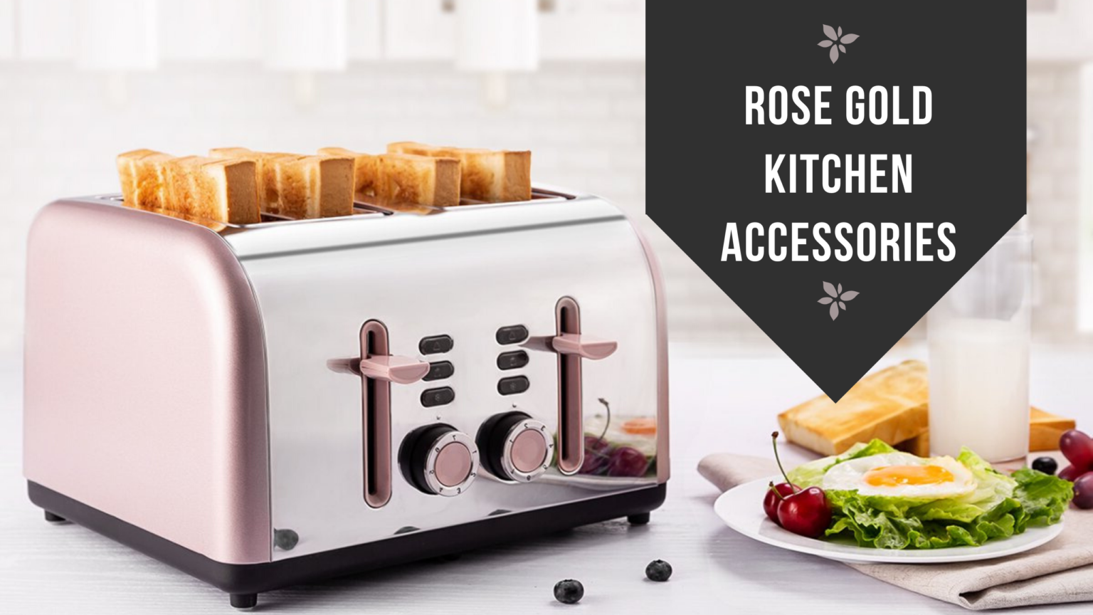 8 Pretty Rose Gold Kitchen Accessories That Makes Your Kitchen Looks