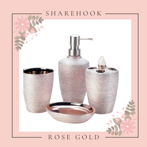 Rose Gold Bathroom Accessories Sharehook