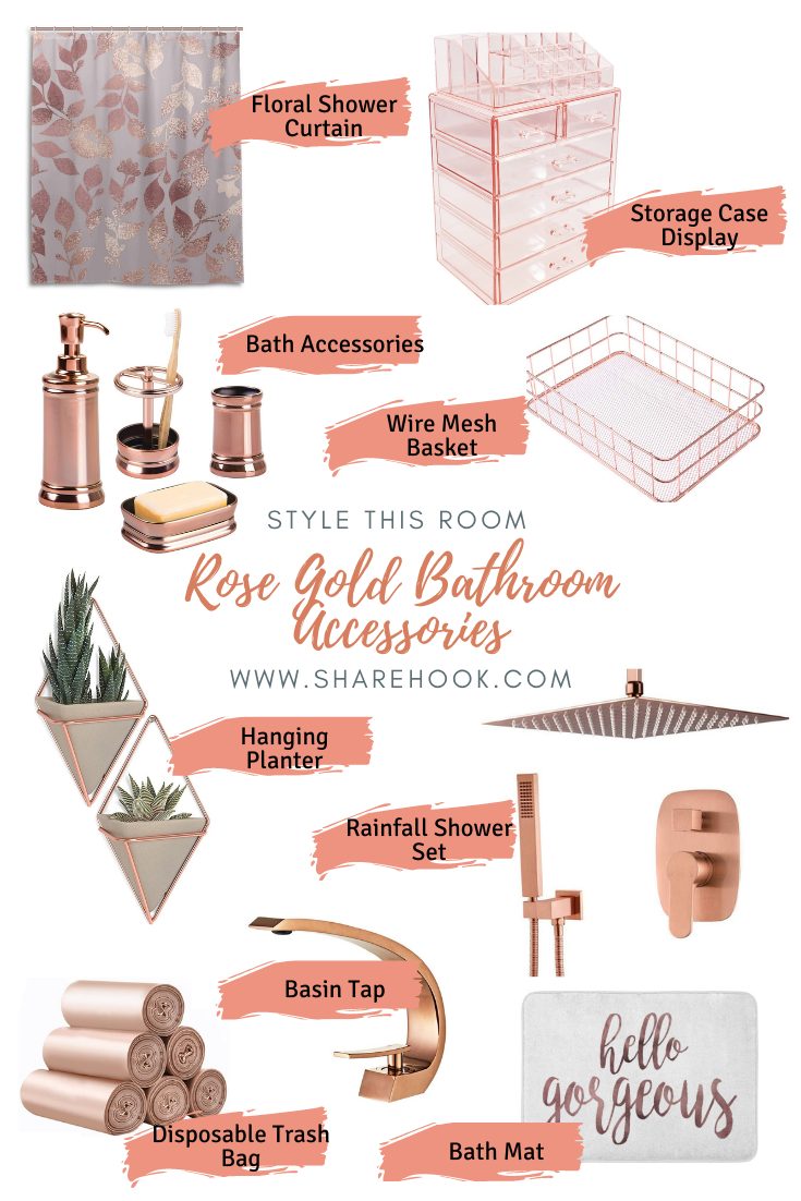 9 Elegant Rose Gold Bathroom Accessories That Will Transform Your